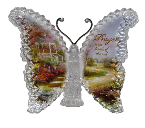 Thomas Kinkade Gardens of Paradise Crystalline Butterfly Sculpture - PRAYER - RCE Global Solutions