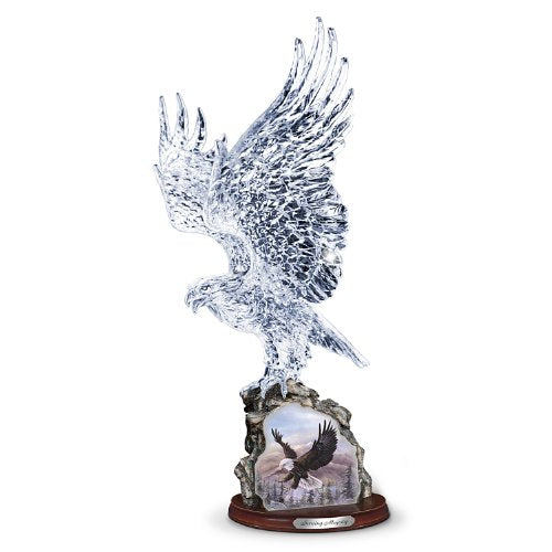 The Bradford Exchange Crystal Eagle Sculpture: Soaring Majesty - RCE Global Solutions