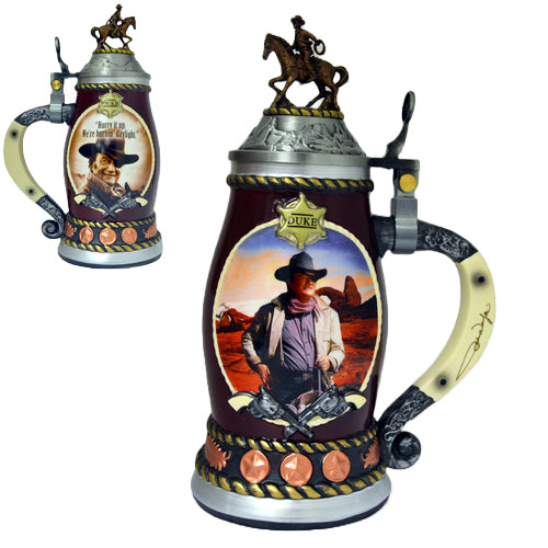 The Bradford Exchange John Wayne Western Icon Steins - The Lawman Stein - RCE Global Solutions