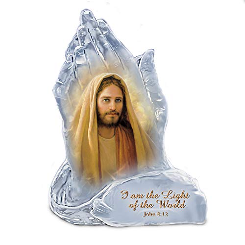 The Bradford Exchange The Light of The World Issue #5 Praying Hands Religious Art Collectible Figurine - RCE Global Solutions