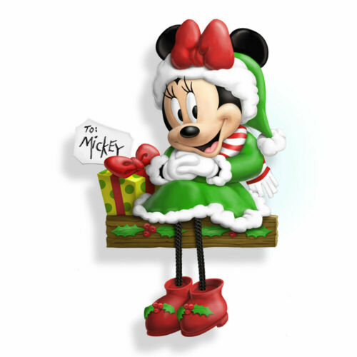 Disney Merry Minnie Christmas Shelf-Sitter Sculpture by The Bradford Exchange - RCE Global Solutions