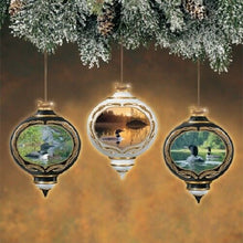 Load image into Gallery viewer, The Bradford Exchange Voice of the North Loon Bird Nature Ornament #1 Set of 3 - RCE Global Solutions
