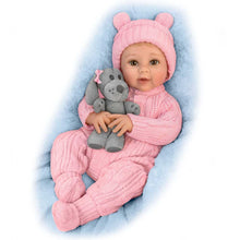 Load image into Gallery viewer, The Ashton - Drake Galleries Arianna Snuggle Pup Baby With Plush Dog RealTouch® Vinyl Skin So Truly Real® Lifelike &amp; Realistic Weighted Doll by Sherry Rawn 17-inches - RCE Global Solutions
